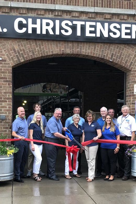 Robert A Christensen Pavilion ribbon cutting ceremony